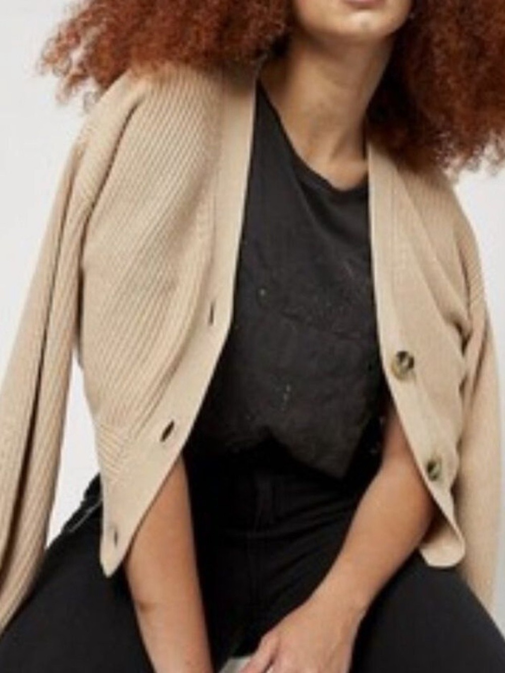 NWT Buffalo David Bitton Arielle Ribbed Cardigan -